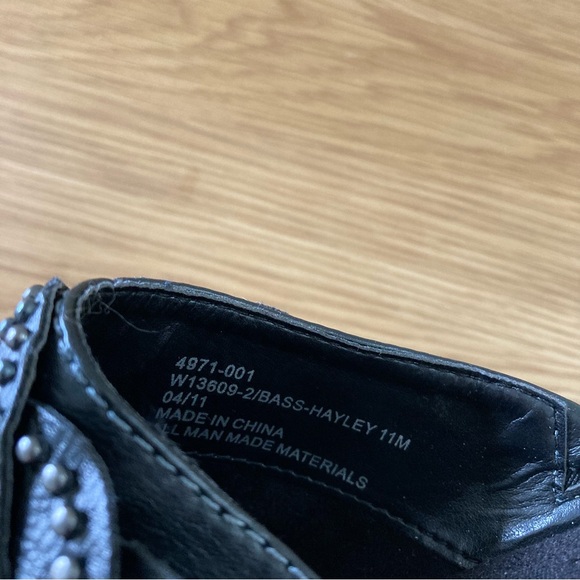 Bass Size 11 Black Hayley Mules - Picture 10 of 10